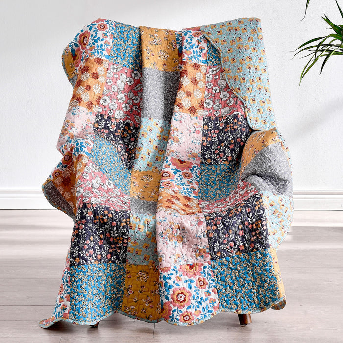 Barefoot Bungalow Carlie Accessory Throw - Calico 50x60
